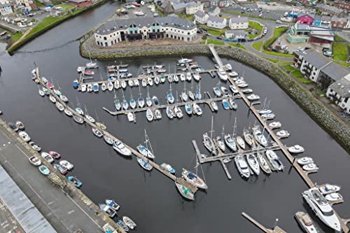Lais Puzzle Barcos en Aberystwyth Marina, Ceredigion, Gales, Gran Bretaña, Directamente en la Costa del Mar de Irlanda 2000 Piezas