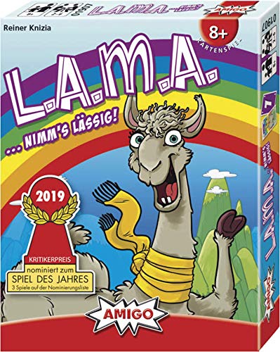 LAMA: AMIGO - Kartenspiel / ...NIMM`S LÄSSIG / 56 Karten, 70 Chips, 1 Spielanleitung