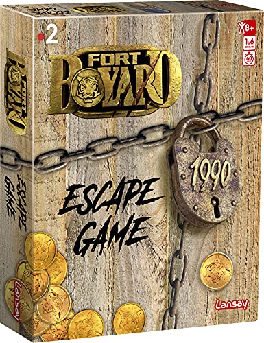 Lansay Fort Boyard Escape Game - Juego de Mesa - Reflexión Entre Amigos o Familiares, Desde 8 años, 2 a 6 Jugadores, versión Francesa