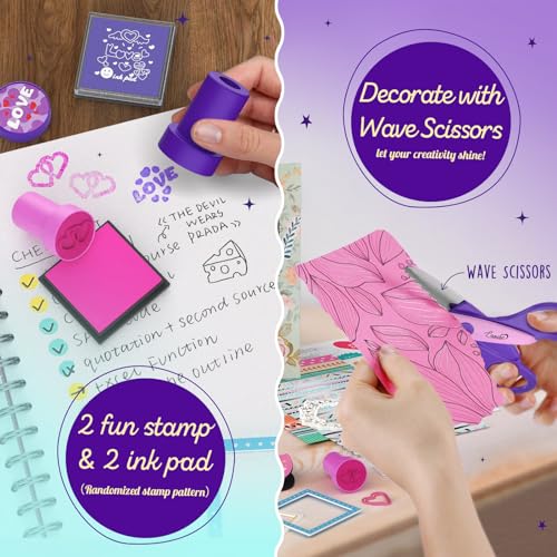 LAOESE Kit de diario de bricolaje de 2 paquetes - Regalos para niñas de 8 9 10 11 12 13 14 años - Ideas de regalos de cumpleaños para niñas - Artes y manualidades para niños preadolescentes