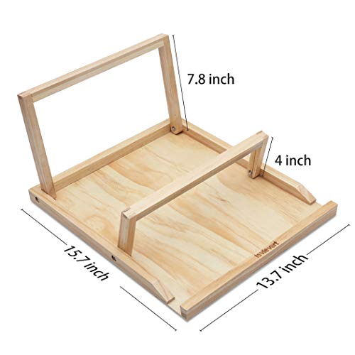 Lavievert Wooden Puzzle Assembly Board Jigsaw Puzzle Table