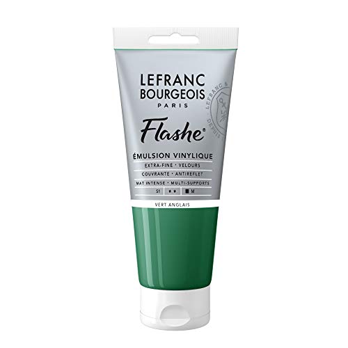 Lefranc Bourgeois Flashe Pintura acrílica, Inglés Verde, 80 ml Tube