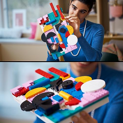 LEGO 31210 Art Arte Moderno, Lienzo Mural Abstracto y Colorido, Decoración para Salón o Dormitorio, Actividad Creativa de Manualidades para Adultos y Adolescentes, Regalo para Mujeres y Hombres