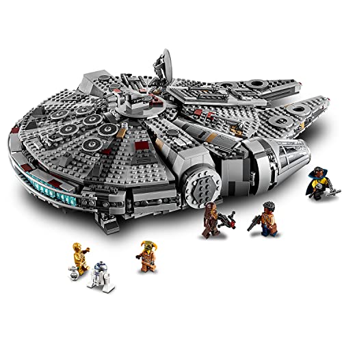 LEGO, 75257 Star Wars Halcón Milenario, Jueguete de Construcción, Nave Estelar &, 75301 Star Wars Caza ala-X de Luke Skywalker, Juego de Construcción