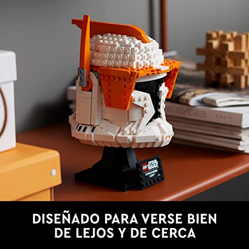 LEGO 75350 Star Wars Casco del Comandante Clon Cody, Manualidades para Adultos, Película Las Guerras Clon, Regalo Coleccionable, Decoración para Casa