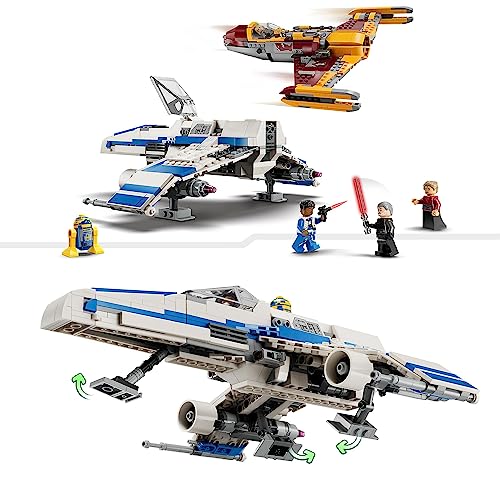 LEGO 75364 Star Wars ala-E de la Nueva República vs. Caza Estelar de Shin Hati, Set de la Serie Ahsoka con 2 Vehículos de Juguete, Figura de Droide, 4 Minifiguras y 2 Espadas Láser