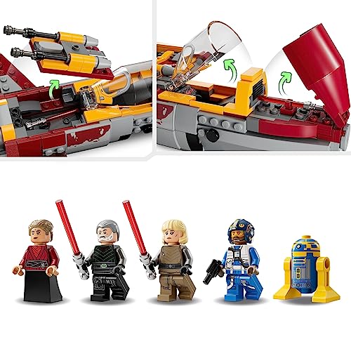LEGO 75364 Star Wars ala-E de la Nueva República vs. Caza Estelar de Shin Hati, Set de la Serie Ahsoka con 2 Vehículos de Juguete, Figura de Droide, 4 Minifiguras y 2 Espadas Láser