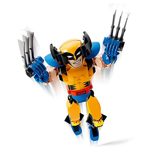 LEGO 76257 Marvel Wolverine Figura para Construir, Set Juguete de Acción X-Men con 6 Garras, Juega y Expone la Colección de Superhéroes Icónicos. para Niños y Niñas de más de 8 Años