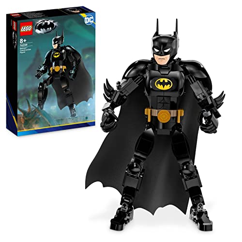 LEGO 76259 DC Figura de Construcción Batman, Juguete de Super Héroe con Capa, Basado en la película de Batman de 1989, Set Coleccionable, Idea de Regalo para Niños y Niñas