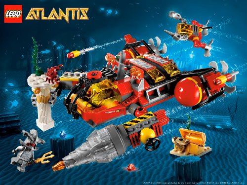 LEGO Atlantis 7984 Submarino de Asalto