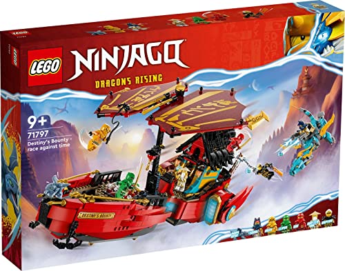 Lego Ninjago 71797 - Juego de 2 navegadores ninja en carrera con el tiempo y 30593 Lloyd Suit Mech Polybag
