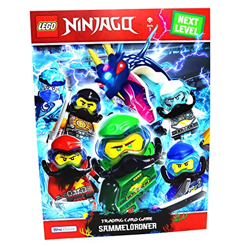 Lego Ninjago Cards Serie 7 – Misterio de la profundidad Next Level (2022) – 1 paquete de carpeta + 10 fundas originales