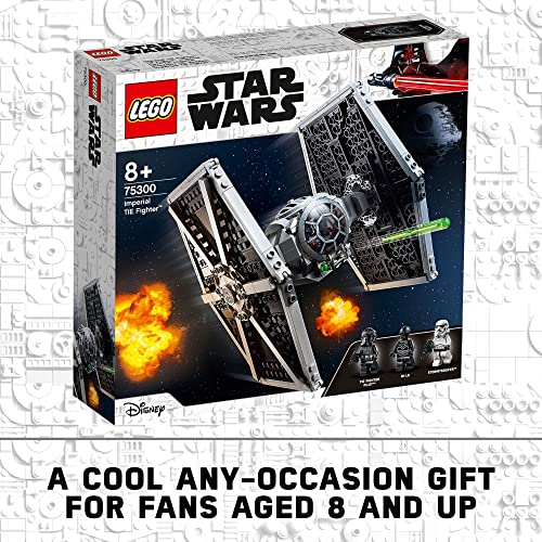 LEGO Star Wars Imperial TIE Fighter 75300 Building Kit; Awesome Construction Toy for Creative Kids, New 2021 (432 Pieces)