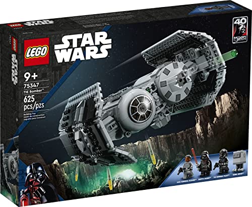 Lego Star Wars Juego de 3 unidades: 75347 TIE Bomber, 75301 Luke Skywalkers X-Wing Fighter & 30495 at-ST Polybag