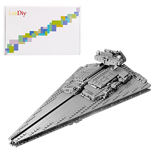 LEICHT Technic Star Destroyer Kit de construcción de ciencia ficción estilo Space Wars nivel victoriano Star Destroyer bloques de construcción modelo compatible con LEGO Star Wars (891 piezas)