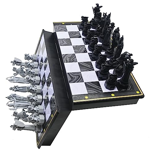 Lexibook - Juegos de ajedrez Harry Potter - Tablero de ajedrez magnético y Plegable, 32 Piezas, Juego Familiar, CGM300HP
