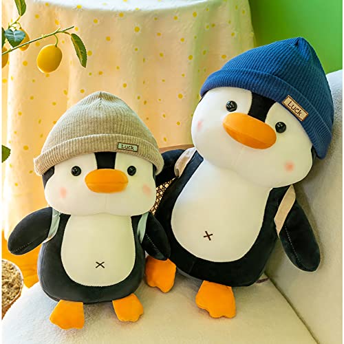 LICHENGTAI Peluche de Pingüino Bebe, Juguetes de Peluche para Bebes, Peluche de Pingüino de Mochila, Suave Lindo Lindo Pingüino Muñeca, Animal de Peluche para Abrazar, Alivio del Estrés