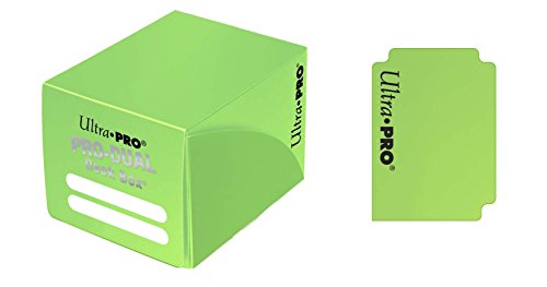 Light Green Pro Dual Deck Box (120 Cards) - Juguete (Ultra Pro UPR82984) [Importado de Inglaterra]