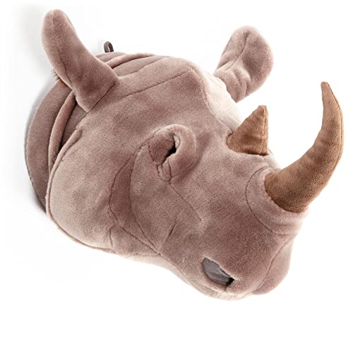 Linnea - Peluche trofeo de rinoceronte, colección Savane