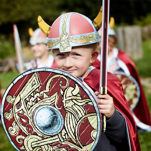 Liontouch - Capa Vikinga | Capa de Juguete Medieval del Jefe Harald para Juego de rol Infantil con Temática Nórdica | para Disfraces, Vestidos Elegantes y Trajes Infantiles
