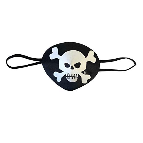 Liontouch - Parche Pirata para el Ojo - Capitán Rayo Rojo | Juguete para Juego Imaginario para Niños y Pequeños con Motivo de Calavera | Disfraces, Vestidos Elegantes y Trajes para Niños