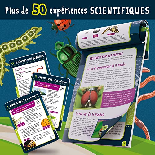 Lisciani I'm A Genius Ciencia En Casa Insectos-Juegos para niños-FR97371-8-12 Anni, FR97371