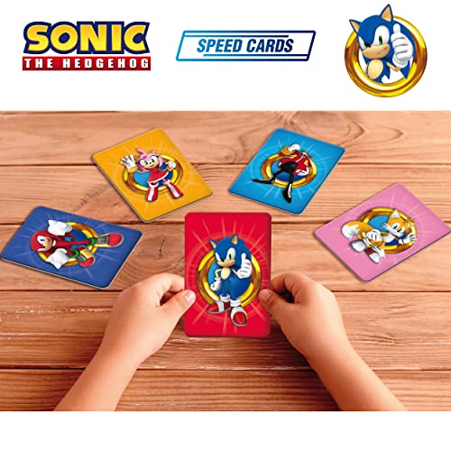 Lisciani - SONIC the HedgeHog - Juego de Cartas Speed Cards con Sonic el Erizo - Juego de Estrategia para Niños a Partir de 6 años - 2 Jugadores o Más