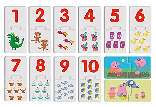 Liscianigiochi 95292 Juegos educativos - Peppa Pig - Baby Logic Numeros o Colores para niños de 1 á 4 años - Modelo Aleatorio