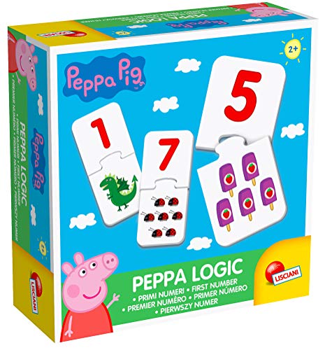 Liscianigiochi 95292 Juegos educativos - Peppa Pig - Baby Logic Numeros o Colores para niños de 1 á 4 años - Modelo Aleatorio