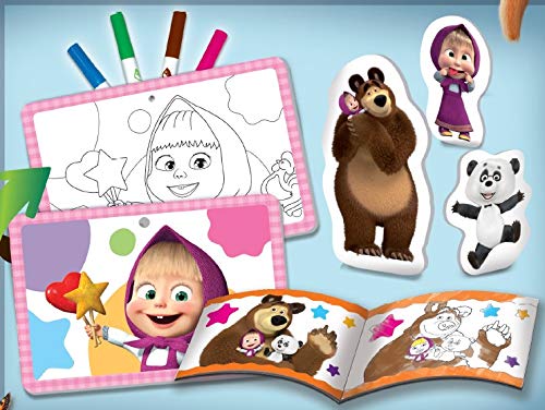 Liscianigiochi - Masha y el Oso Baby Coloring - Juego educativo creativo para niños a partir de 2 años (78066)