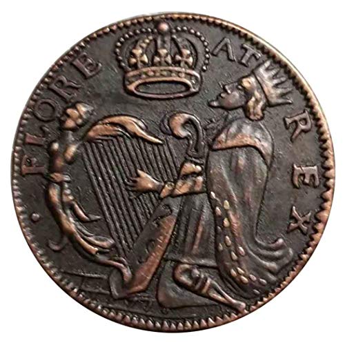 LKTingBax Monedas antiguas de Irlanda romana talladas - Caballero Europa - Moneda conmemorativa antigua + bolsa de regalo KaiKBax para papá/marido haciendo la vida más fácil