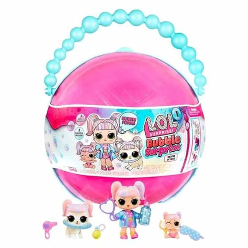 LOL Surprise Bubble Surprise Deluxe - Muñecas coleccionables, Mascota, hermanita, unboxing de sorpresas, Accesorios, reacción de Espuma Que Cambia de Color - para niños de 4+ años