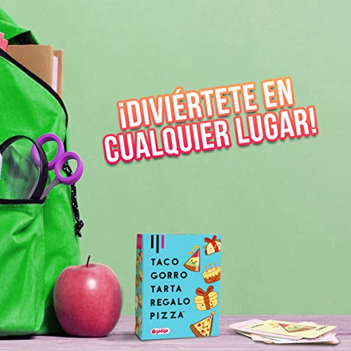 Ludilo - Taco Gorro Tarta Regalo Pizza | Juegos De Mesa Niños 8 Años | Juegos De Cartas | Juegos Reunidos | Regalo Niño 8 Años | Juegos De Mesa Para 2 O Mas