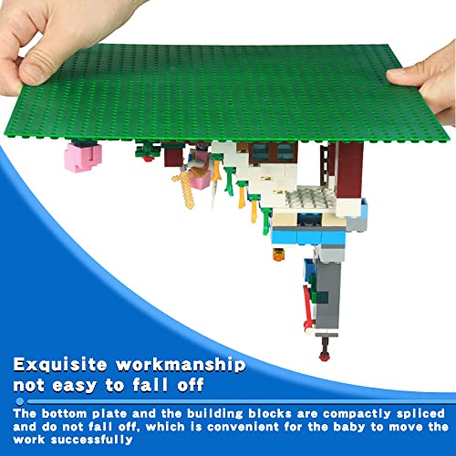 LUFEIS 8 Piezas Base para Lego Classic, 25,5 x 25,5 cm Bases Clásicas para Construir,Multicolor, Compatible con Todas Las Grandes Marcas,Juegos de Construcción para Niños y Niñas