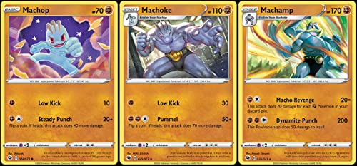 Machamp 026/073 Campeones Camino - Pokemon Evolution 3 Cartas - Foil - Etapa 2