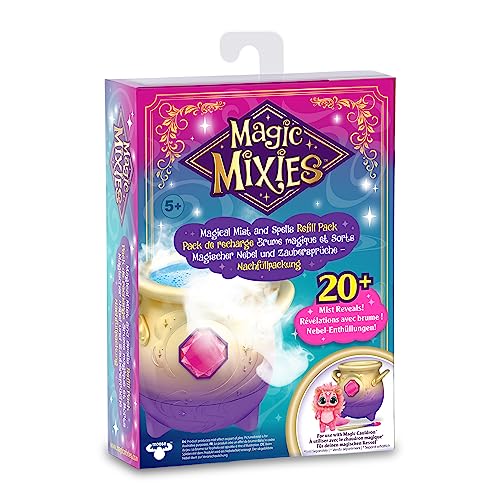 Magic Mixies - Magic Mixies Refill, recarga para juguete del caldero mágico, para hacer mezclas y efectos mágicos en el juguete, +40 juegos, a partir de 4 años, Famosa (MGX04000)