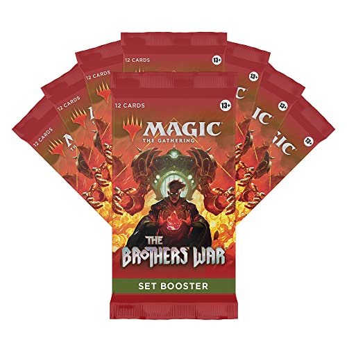 Magic The Gathering Brothers' War Bundle, 8 Set Boosters Accessories, 13+ (Versión en Inglés), D03080000