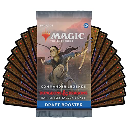 Magic The Gathering Caja de Sobres de Draft de Commander Legends: Battle for Baldur’s Gate, de 24 Sobres, Versión en Inglés