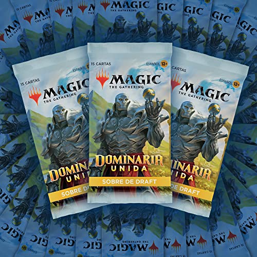 Magic The Gathering Caja de Sobres de Draft de Dominaria unida, 36 Sobres y Carta Especial (Versión en Español), C97241050