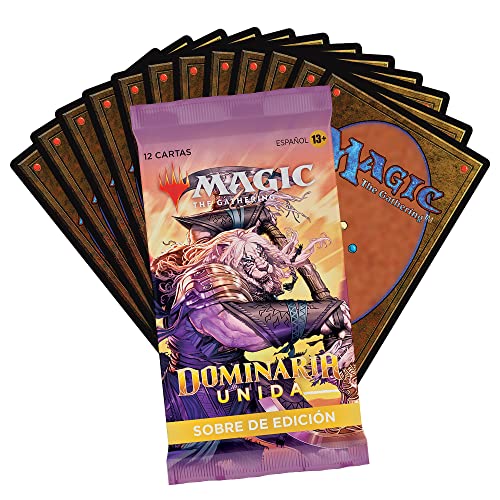 Magic The Gathering Caja de Sobres de Edición de Dominaria Unida, 30 Sobres y Carta Especial (Versión en Español), C97251050