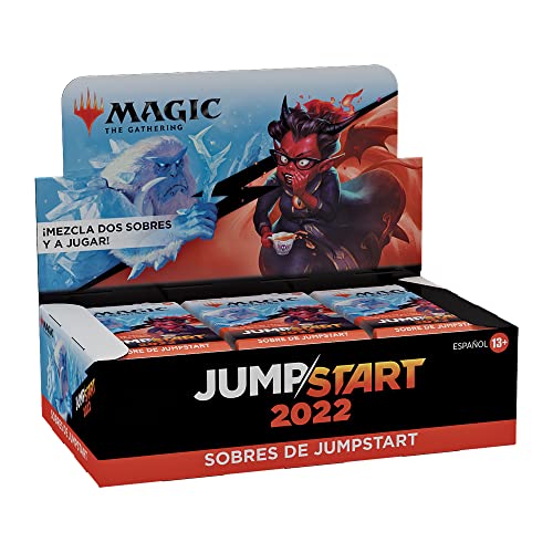 Magic The Gathering Caja de Sobres de Jumpstart 2022, Juego Rápido Para 2 Jugadores (Versión en Español)