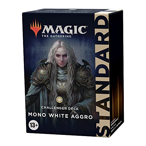 Magic The Gathering Challenger Deck 2022 de - a partir de 13 años, Mono White Aggro (Blanco - Versión en Inglés)