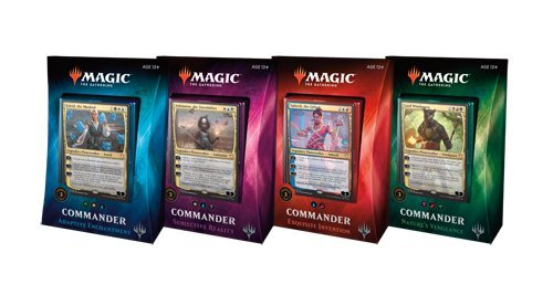 Magic The Gathering Commander 2018 Set of All 4 Decks - Deutsch - MTG