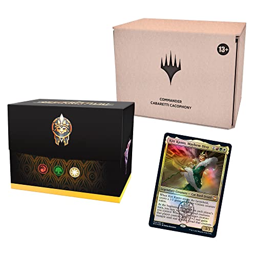 Magic The Gathering D10950000 Streets of New Capenna Commander Deck, Cabaretti Cacophony, Minimal Packaging Version (Versión en Inglés), 13+ años