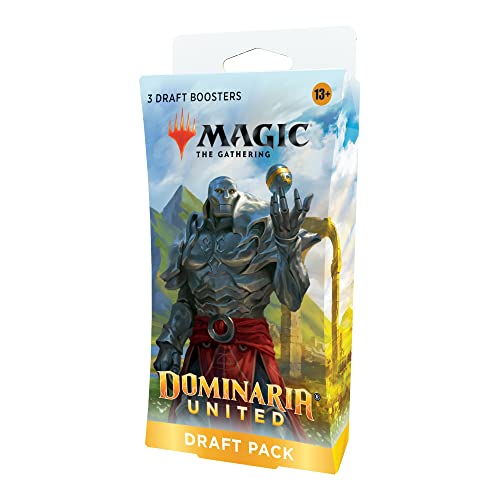Magic: The Gathering Dominaria United 3-Booster Draft Pack (Versión en Inglés)