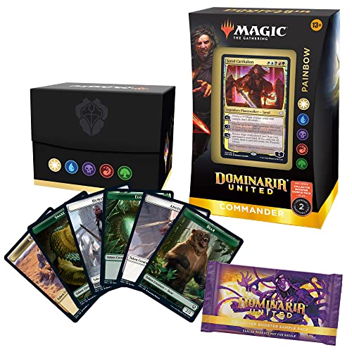 Magic: The Gathering Dominaria United Commander Deck – Painbow + Collector Booster Sample Pack (Versión en Inglés)