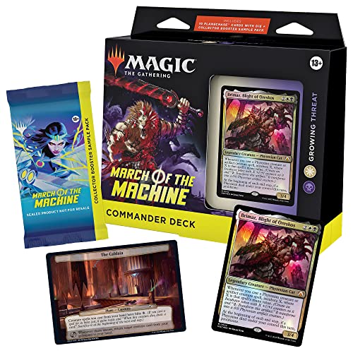 Magic The Gathering March of The Machine Commander Deck 1 & Collector Booster Sample Pack (Versión en Inglés)