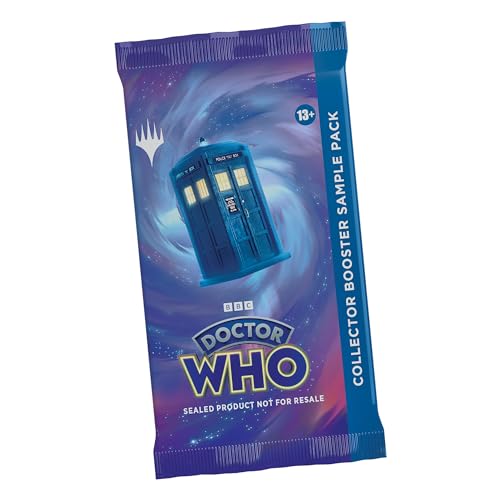 Magic The Gathering Mazo de Commander de Doctor Who, Blast from The Past (mazo de 100 Cartas, sobre de coleccionista con 2 Cartas de Muestra + Accesorios) (Versión en Inglés)