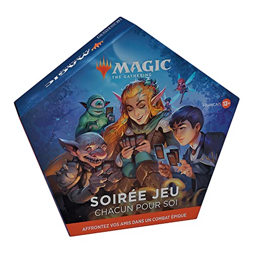 Magic The Gathering Noche de Juegos: Cada uno para uno Mismo 2022 de Juego de Cartas Fantástico para 2 a 5 Jugadores - Exclusividad de Amazon (Versión en España)