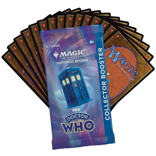 Magic The Gathering sobre de coleccionista Doctor Who (15 Cartas de Magic) (Versión en Inglés)